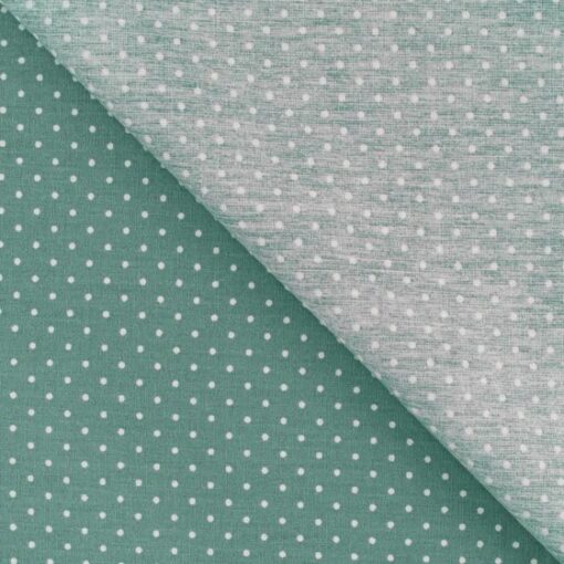 Webware Baumwolle mini Dots alt Mint