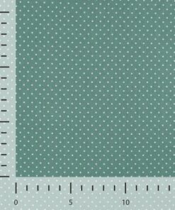 Webware Baumwolle mini Dots alt Mint