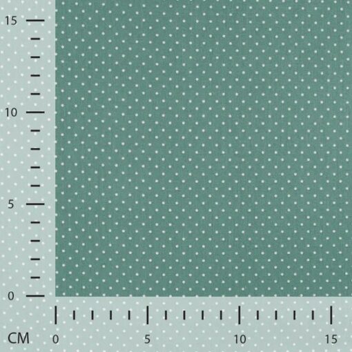 Webware Baumwolle mini Dots alt Mint