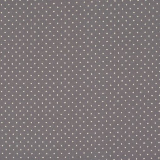 Webware Baumwolle mini Dots Grau