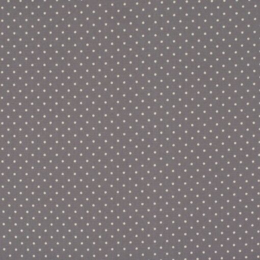 Webware Baumwolle mini Dots Grau