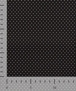 Webware Baumwolle mini Dots Schwarz