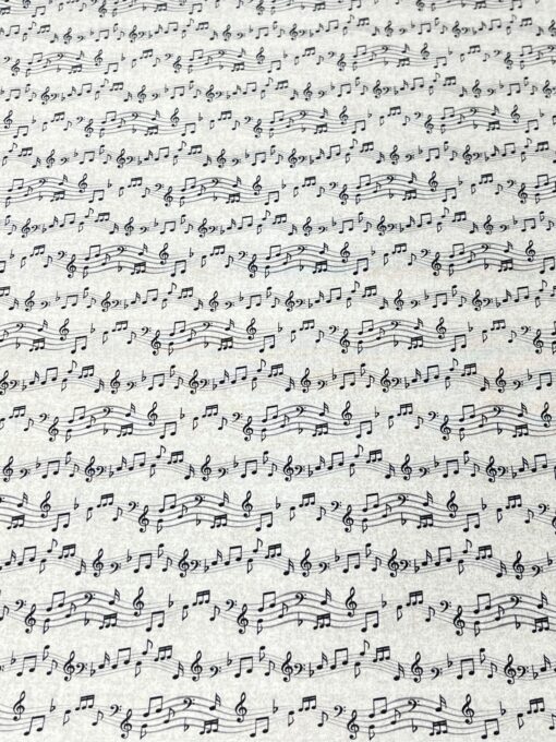 Webware Baumwolle Musiknoten