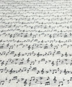 Webware Baumwolle Musiknoten
