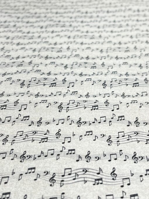 Webware Baumwolle Musiknoten