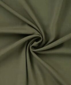 100% Viskose Uni Khaki