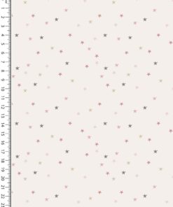 Webware Baumwolle Stars white