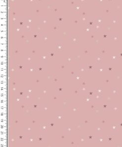 Webware Baumwolle Stars rose