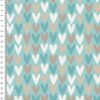 Webware Baumwolle Hearts aqua