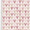 Webware Baumwolle Hearts white