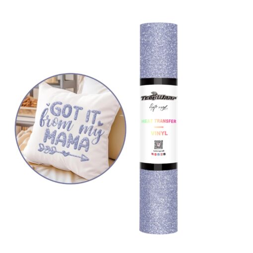 3D Glitter Puff Flexfolie angel Blue