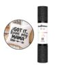 3D Glitter Puff Flexfolie Black