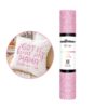 3D Glitter Puff Flexfolie Icy Pink