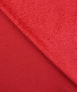 Alpenfleece uni dark Red