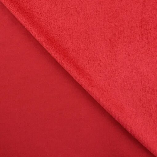 Alpenfleece uni dark Red