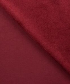 Alpenfleece uni Bordeaux