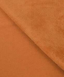 Alpenfleece uni Cognac