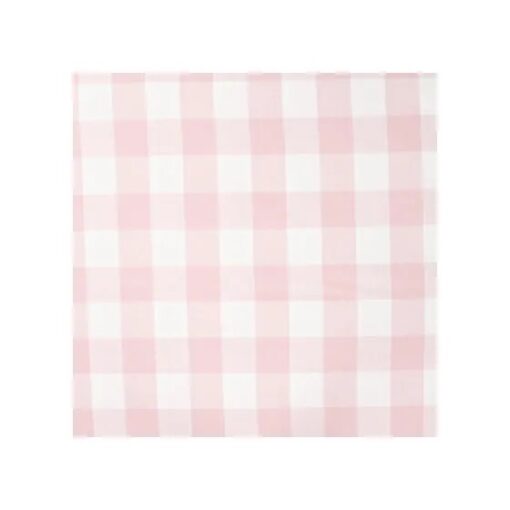 Flanell Check Karo 3.5 cm rosa/ weiss