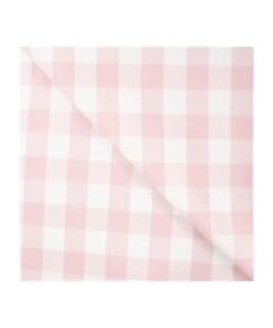 Flanell Check Karo 3.5 cm rosa/ weiss