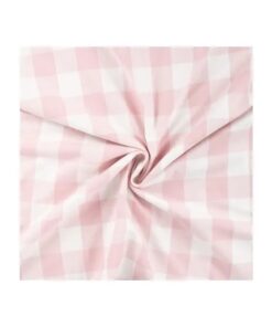 Flanell Check Karo 3.5 cm rosa/ weiss