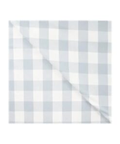Flanell Check Karo 3.5 cm mint/ weiss