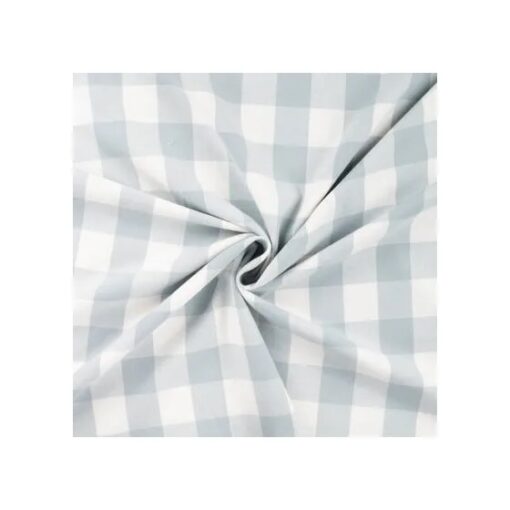 Flanell Check Karo 3.5 cm mint/ weiss