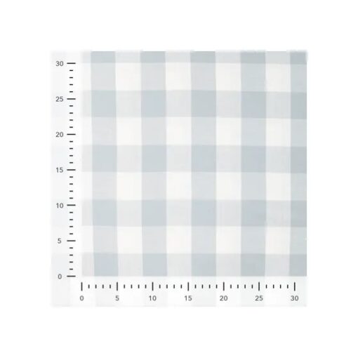 Flanell Check Karo 3.5 cm mint/ weiss