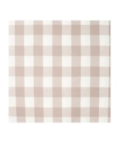 Flanell Check Karo 3.5 cm sand/ weiss