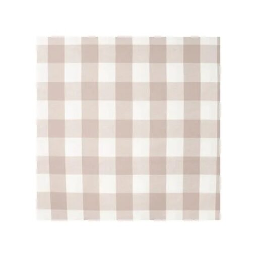 Flanell Check Karo 3.5 cm sand/ weiss