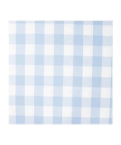 Flanell Check Karo 3.5 cm blau/ weiss