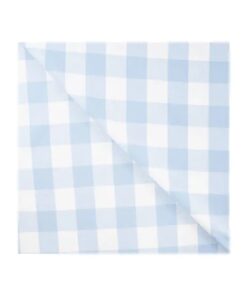Flanell Check Karo 3.5 cm blau/ weiss