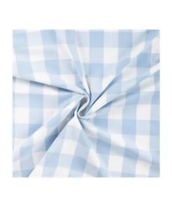 Flanell Check Karo 3.5 cm blau/ weiss