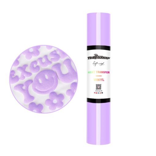 3D Puff Flexfolie Lilac