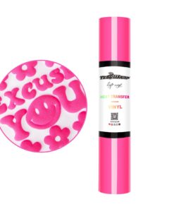 3D Puff Flexfolie Neon Pink