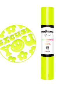 3D Puff Flexfolie neon Yellow