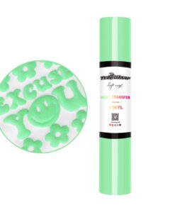 3D Puff Flexfolie paleGreen