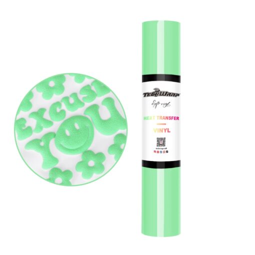 3D Puff Flexfolie paleGreen