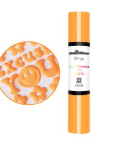 3D Puff Flexfolie pastell Orange