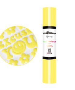 3D Puff Flexfolie pastell Yellow