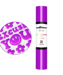 3D Puff Flexfolie Purple