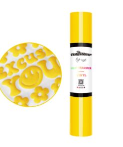 3D Puff Flexfolie Yellow