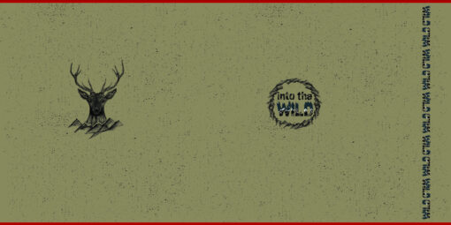 French Terry Panel Into the Wild grün by Bienvenido Colorido