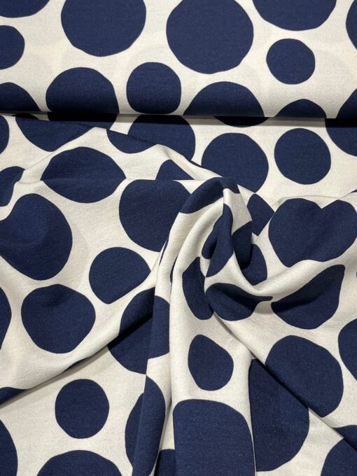 Viskose Crèpe Jersey Fräulein von Julie Big dots
