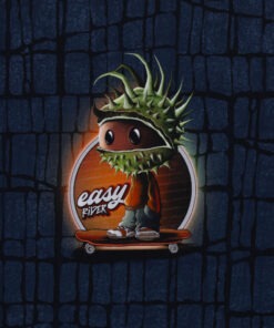 French Terry Panel Chestnut Friends easy rider