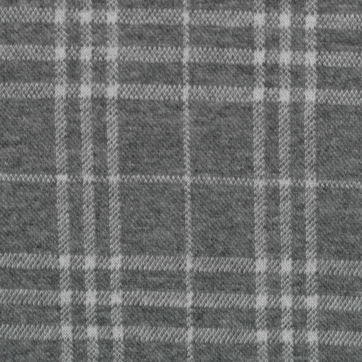 JacquardJersey Madita Kariert Grau