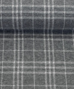 JacquardJersey Madita Kariert Grau