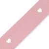 Gurtband 4cm Rosa Herzchen