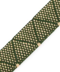 Gurtband 3cm Grün geometrisch
