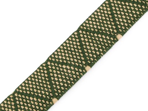 Gurtband 3cm Grün geometrisch