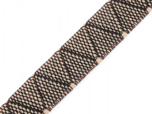Gurtband 3cm Schwarz geometrisch